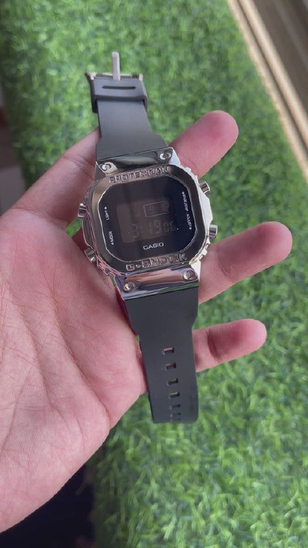 G-SHOCK GM-５６００ G-Shock GM5600 G-Steel Digital Metallic Silver | Watches.com