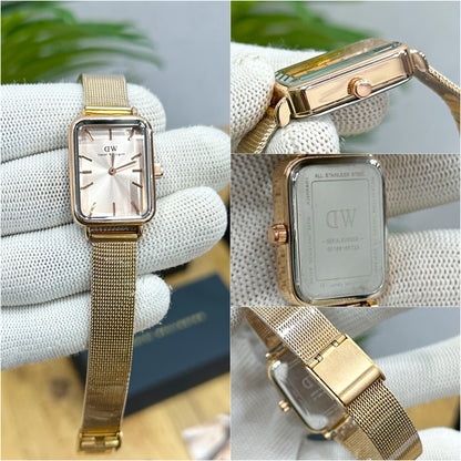 NEW & EXCLUSIVE! DANIEL WELLINGTON DW QUADRO WATCH FOR HER